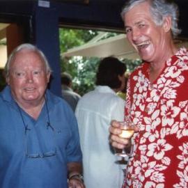 Hal Barton & Frank Pardon, Launch of Emma Freeman's 'Hastings Street', Noosa Regional Gallery, Tewantin, ca April 2005