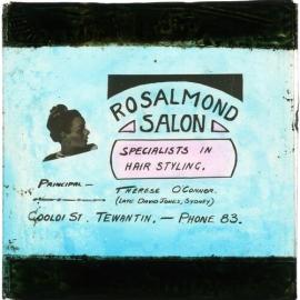 Rosalmond Salon Theatre Advertisement, ca 1950s