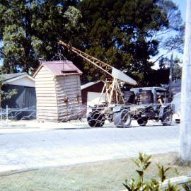 Dunny removal, Hastings Street, Noosa Heads, 1967