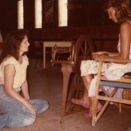 Carol Browning (seated on floor), Kin Kin