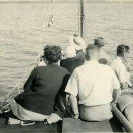 Boating party,  Lake Cooroibah, 1952
