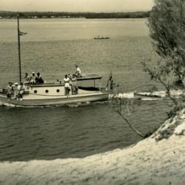 Boating Party, 'Miss Laguna II', Noosa River, Noosa Heads, 16 October 1950