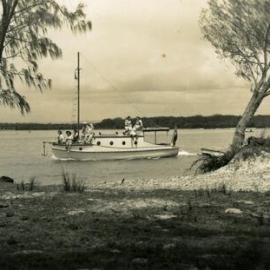 Boating Party, 'Miss Laguna II', Noosa River, Noosa Heads, 16 October 1950