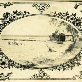 Boatshed at Dun's Beach, Lake Cootharaba, ca 1920