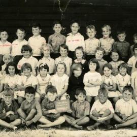 Class Photo, Grade Prep, Tewantin State School, Tewantin, 1939