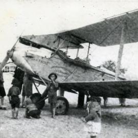 Bi-Plane, ' Sea Eagle',  Noosa Main Beach, Noosa Heads