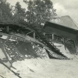 Damaged structures, Noosa Main Beach, Noosa Heads