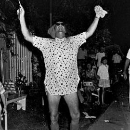 New Year's Eve party, Kirriwina Motel and Caravan Park, Gympie Terrace, Noosaville, 31 December 1969