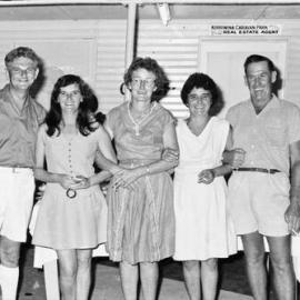 New Year's Eve party, Kirriwina Motel and Caravan Park, Gympie Terrace, Noosaville, 31 December 1969