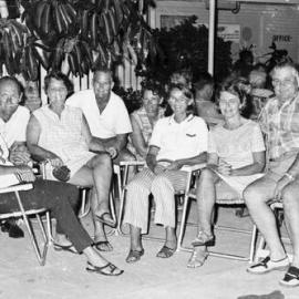 New Year's Eve party, Kirriwina Motel and Caravan Park, Gympie Terrace, Noosaville, 31 December 1969
