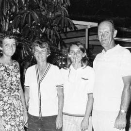 New Year's Eve party, Kirriwina Motel and Caravan Park, Gympie Terrace, Noosaville, 31 December 1969