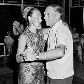 Dancing Couple, New Year's Eve party, 31 December 1969