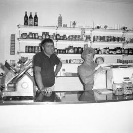 D & K Fleming Delicatessen & Milk Bar, Opening of Noosa River Shopping Centre, cnr Thomas Street & Gympie Terrace, Noosaville, August 1970