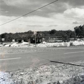 The Banksias, Service Station and Caravan Park, under construction, cnr Noosa Drive and Sunshine Beach Road, Noosa Junction, 1970