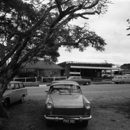 Bank of New South Wales under construction, cnr Poinciana Avenue & Memorial Avenue, Tewantin, 1970