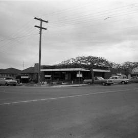 Bank of New South Wales under construction, cnr Poinciana Avenue & Memorial Avenue, Tewantin, 1970
