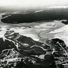 Aerial photograph, Noosa Sound development, Noosa Heads, ca 1972 - 1973