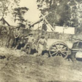 Council workers, Cooran-Kin Kin Road, ca 1920