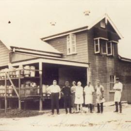 Butter Factory and Staff, Kin Kin, 1937
