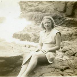Esme, Paradise Cave, Noosa National Park, Noosa Heads, 1948
