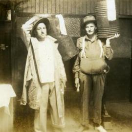 Fancy dress entrants, Laguna House, Noosa Heads, 1947