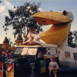Pete the Pelican, Festival of Waters, Noosaville, 1986