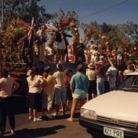 Parade float, Festival of Waters, Noosaville, 1986