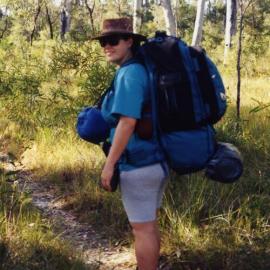 Erica, Cooloola Wilderness Trail, Great Sandy National Park, August 1992