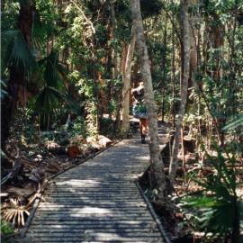 Erica, Fig Tree Lake, Cooloola Wilderness Trail, Great Sandy National Park, August 1992