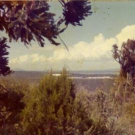 Bushland views looking west towards Lake Weyba