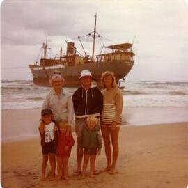 Cherry Venture, Teewah Beach, ca 1973