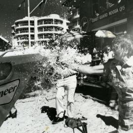 Boat christening, Coast Guard Noosa QF5, Munna Point, Noosaville