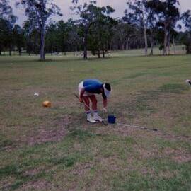 Ronnie Corbett, The Jack Newton Celebrity Classic, Tewantin-Noosa Golf Course, Tewantin, December 1979
