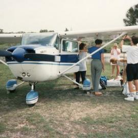 Going home, Stanfield Family, Noosa Aerodrome, Noosaville,1990s