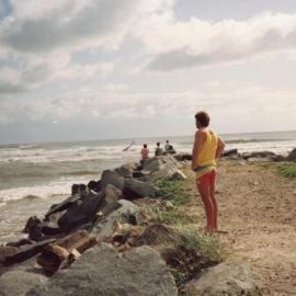 Big seas, Noosa River Mouth, Noosa Heads, Easter 1998