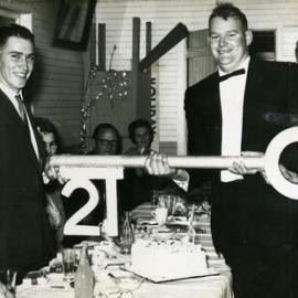 Jim Lowe's 21st Birthday celebrations, Tewantin-Noosa RSL Hall, Tewantin, 23 May 1963
