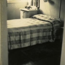 Bedroom, 'Pinevale', Bayview Road, Noosa Heads, April 1955