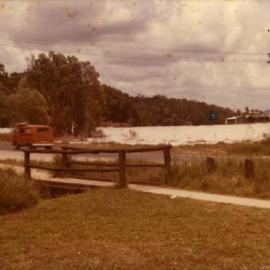 Filling in mangroves with sand, Noosa Drive (opposite Halse Lodge, now Lions Park), Noosa Heads, 30 October 1978