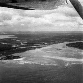 Aerial View, Noosa River mouth, 27 November 1970