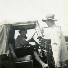 Beach tours, ca 1956