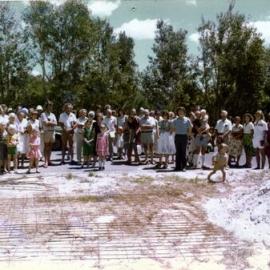Church Congregation gathering, Baptist Church Manse, 23 Koel Street, Noosaville, 20 March 1981