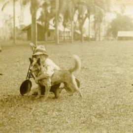 Boy's best friend, ca 1920s