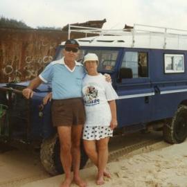 Don and Pam Grice, Cherry Venture, Teewah Beach, 1996