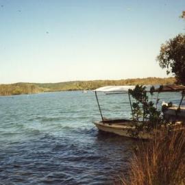 Boating and fishing, Weyba Creek, Noosaville, 1996