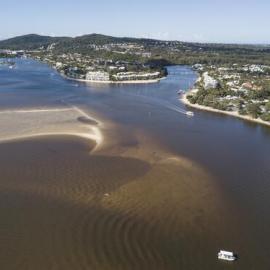Drone view, Noosa River, Noosaville, 30 May 2018