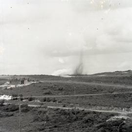 Bomb detonation, Sunshine Beach, November 1972