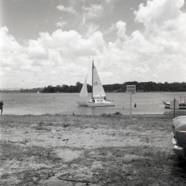 Catamaran, Noosaville, Noosa River, 16 February 1972