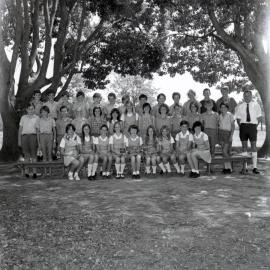 Class photo, Grade 7A , Cooroy State School, Cooroy, 10 October 1972