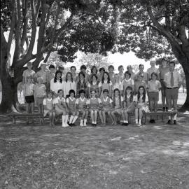 Class photo, Grade 6A/7B, Cooroy State School, Cooroy, 10 October 1972