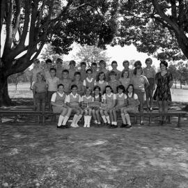 Class photo, Grade 5A, Cooroy State School, Cooroy, 10 October 1972